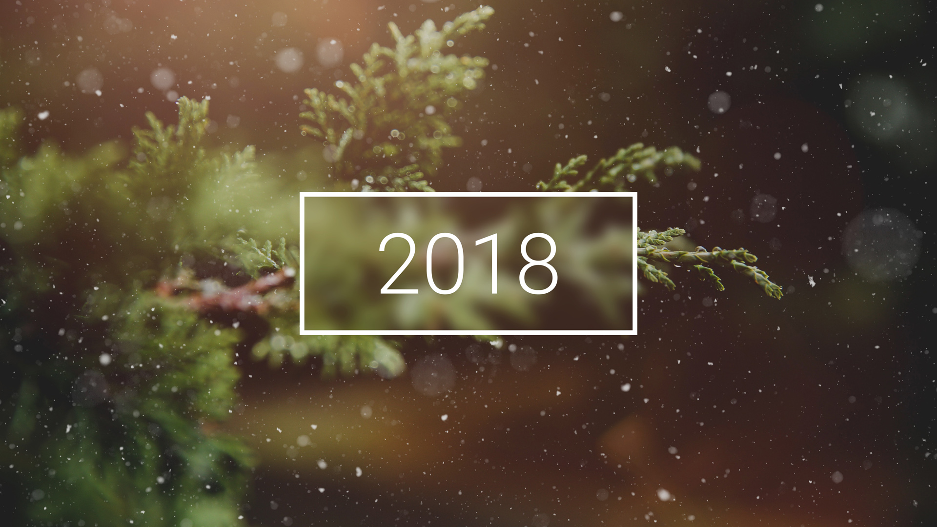 圣诞新年雪景壁纸合集 适配多种电脑屏幕尺寸