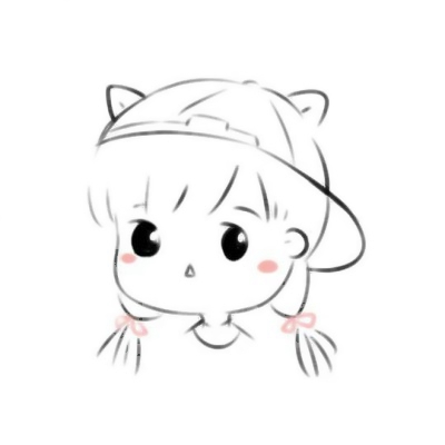 12张可爱简笔画情侣头像 左右配对高清图