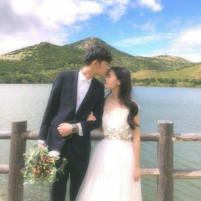 穿婚纱的情侣头像一对两张 14组高清婚纱系列情头合集