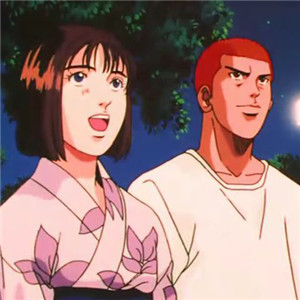 樱木花道和晴子的情侣头像来啦！10张卡通大图合集