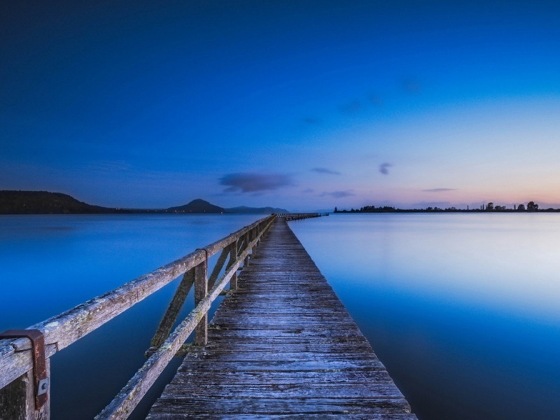 湖边桥景！超美自然风电脑动漫壁纸合集