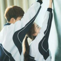 穿校服的学生情侣头像 22张清新纯爱情头一对两张