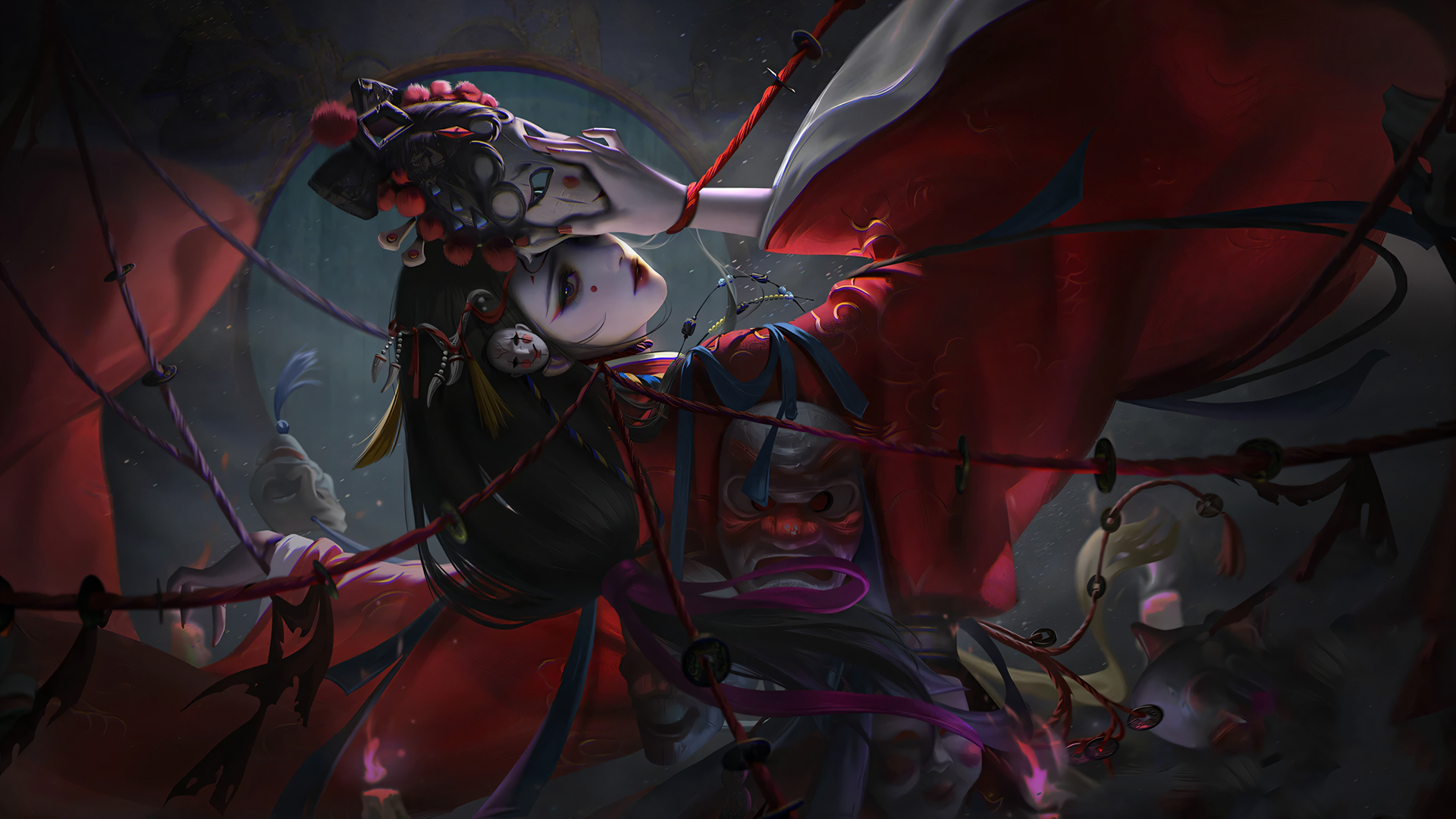 纸嫁衣美女面具高清游戏壁纸合集