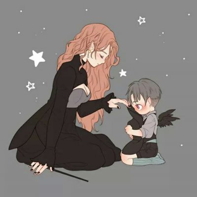 16组高清创意二次元情侣QQ头像 一对两张动漫情头