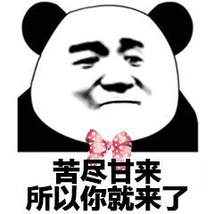 熊猫头撩妹表情包合集 聊天表白都能用