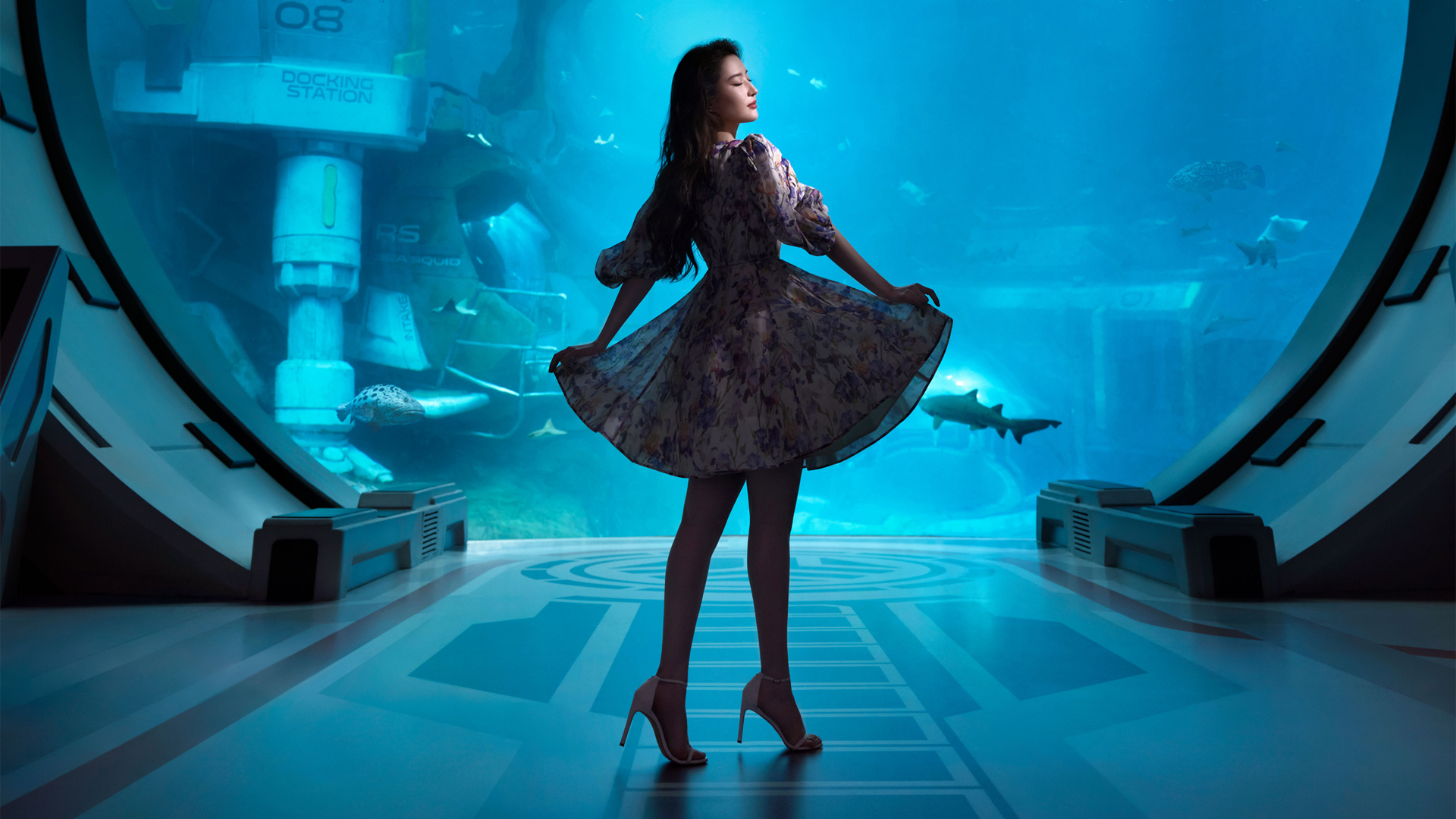 刘亦菲阿布扎比旅拍高清壁纸资源分享