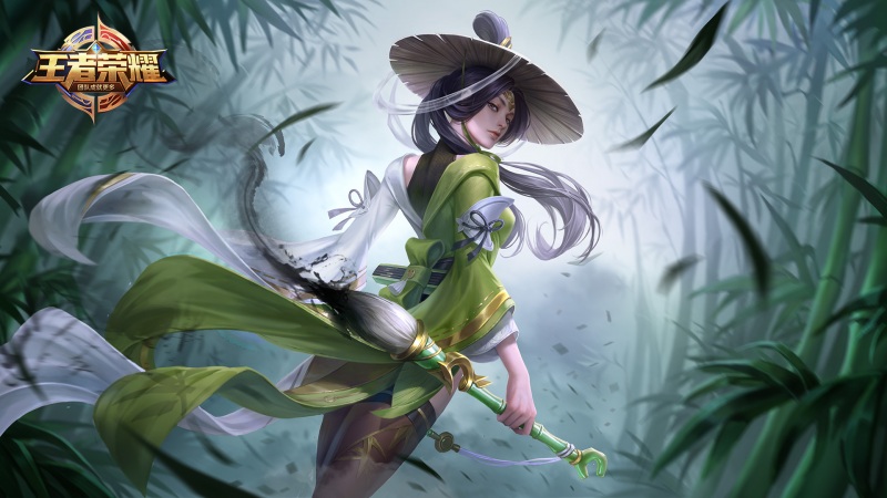 王者荣耀上官婉儿修竹墨客高清壁纸分享