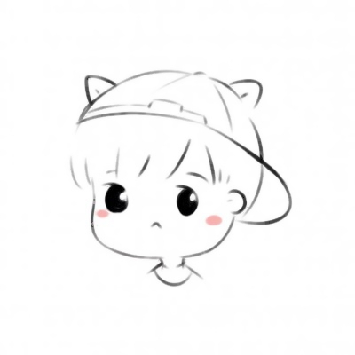 12张可爱简笔画情侣头像 左右配对高清图