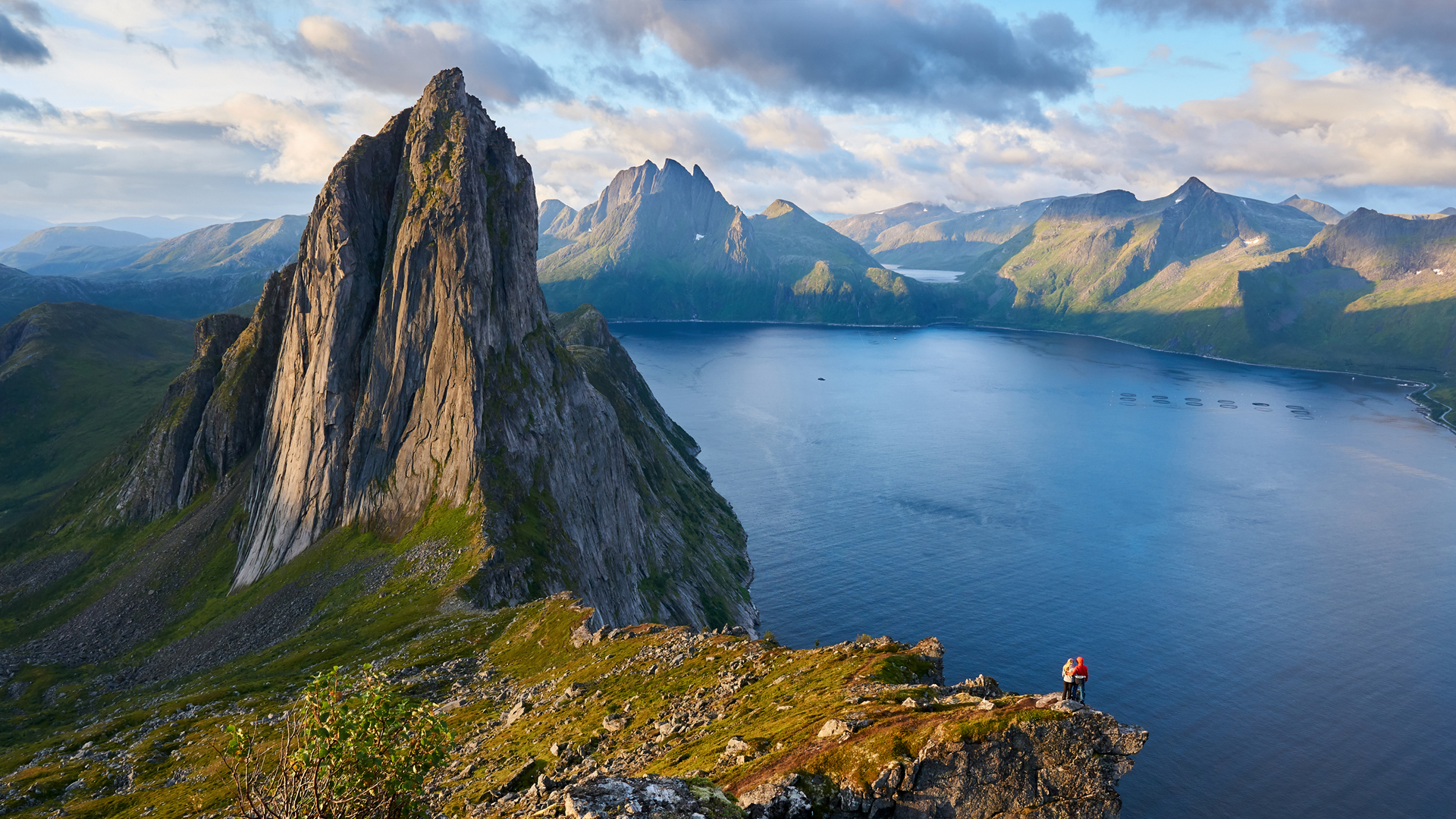 Segla Mountain夫妇主题山水风景高清壁纸上新