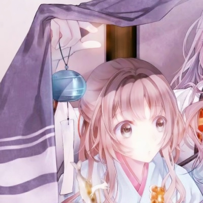 34张高清动漫古风意境情侣头像合集