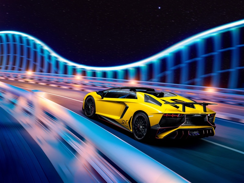 兰博基尼Aventador LP750-4 SV敞篷版高清壁纸合集