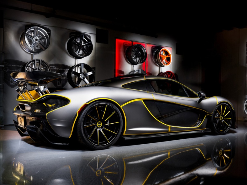 迈凯伦P1超级跑车车轮高清壁纸下载