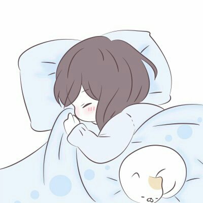 34组可爱动漫情侣头像 一对两张分开高清图