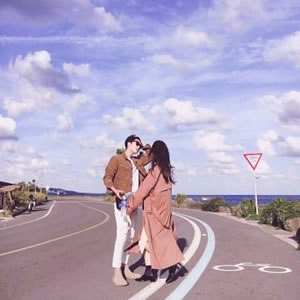 16组简约清新情侣头像 一对两张高清图合集