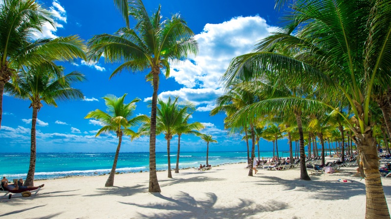 热带海滨治愈风景电脑动漫壁纸推荐