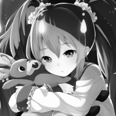 黑白暗黑风动漫情侣头像来了！18张高清二次元情头合集