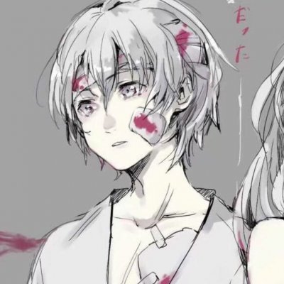 16组高清丧气二次元病娇黑化情侣头像 一对两张