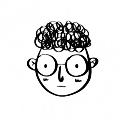 8张高清可爱简笔画情侣头像 太适合当情头了