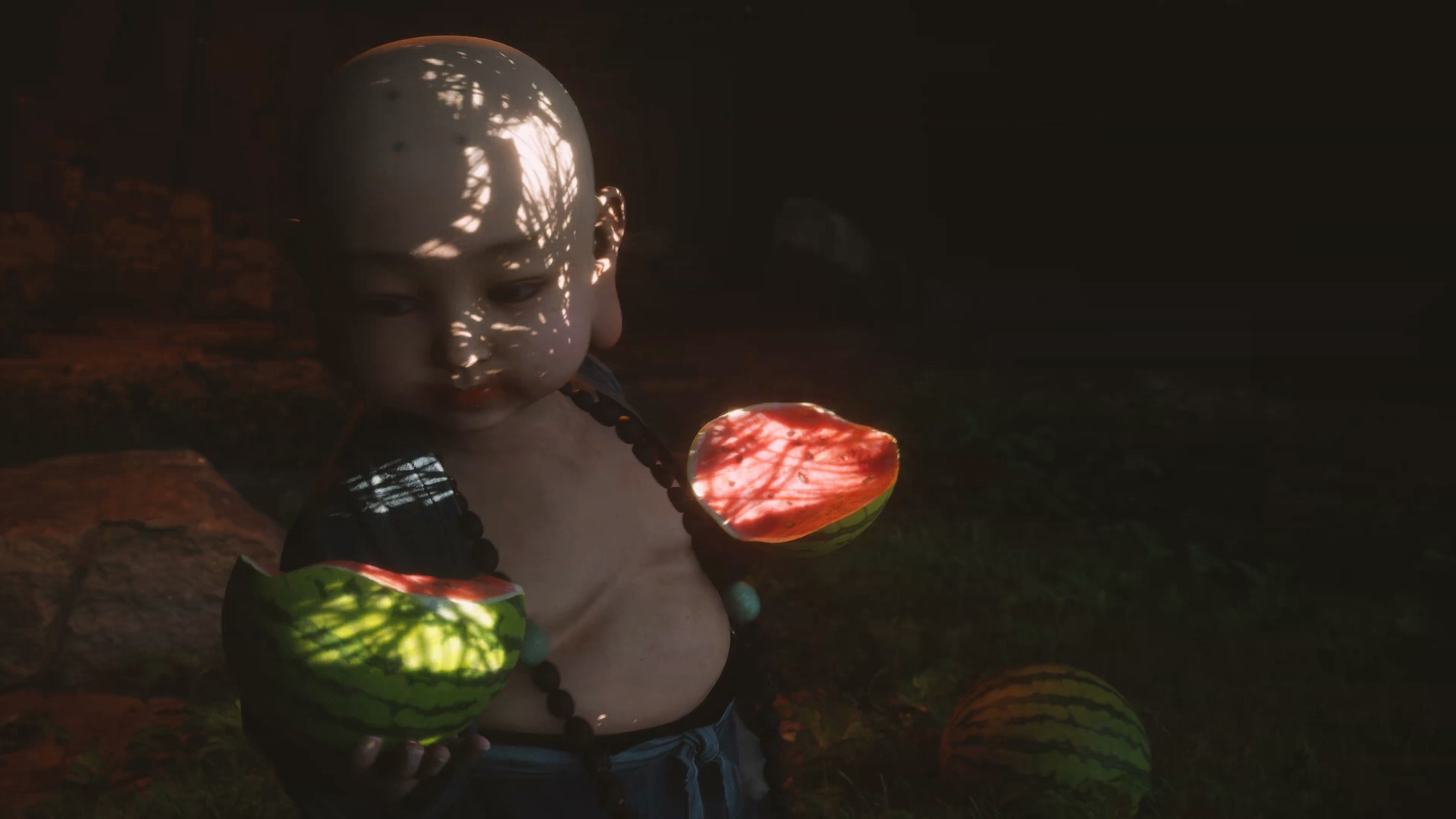 《黑神话悟空小和尚与西瓜》游戏高清壁纸上线