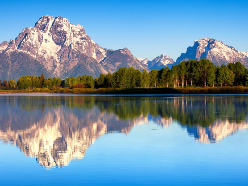 怀俄明州湖山水电脑桌面壁纸 多款分辨率可选