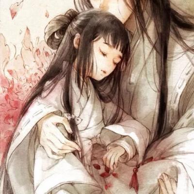 24张高清动漫古风情侣头像 氛围感拉满的唯美款