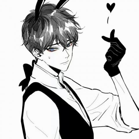 22张高清高冷款！时尚动漫情侣头像分开合集