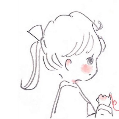 12张粉色系二次元软萌情侣头像 高清又治愈
