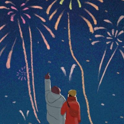 8组超暖漫画情侣头像 一对两张高清分享