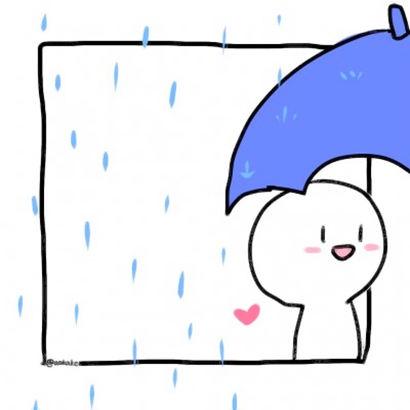 32组超好看简笔画情侣小人头像 一对两张高清版