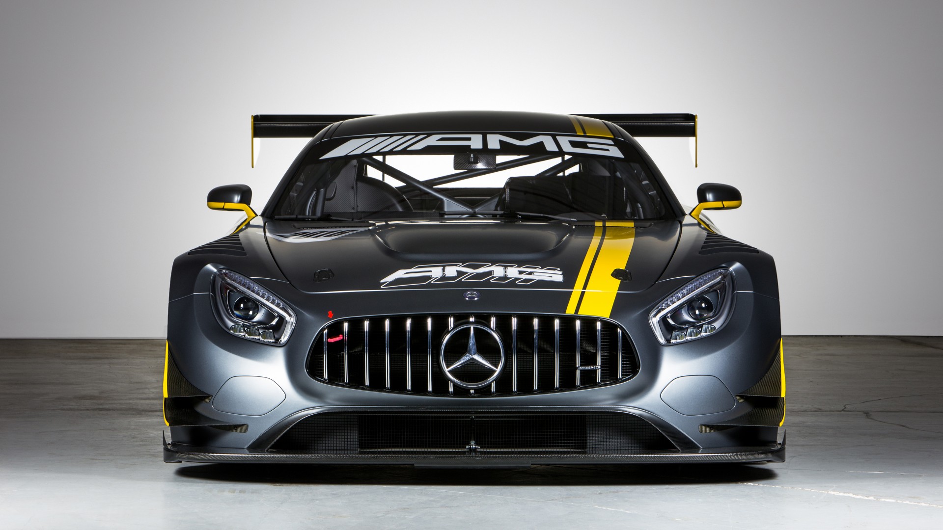 梅赛德斯奔驰C190-GT3电脑桌面壁纸 高清汽车动漫风壁纸