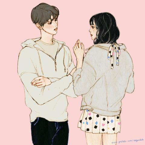 20张高清好看的动漫情侣头像一男一女 适合微信用