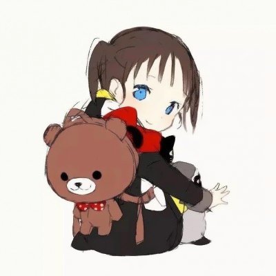 18组可爱卡通情侣头像！一男一女款微信头像合集