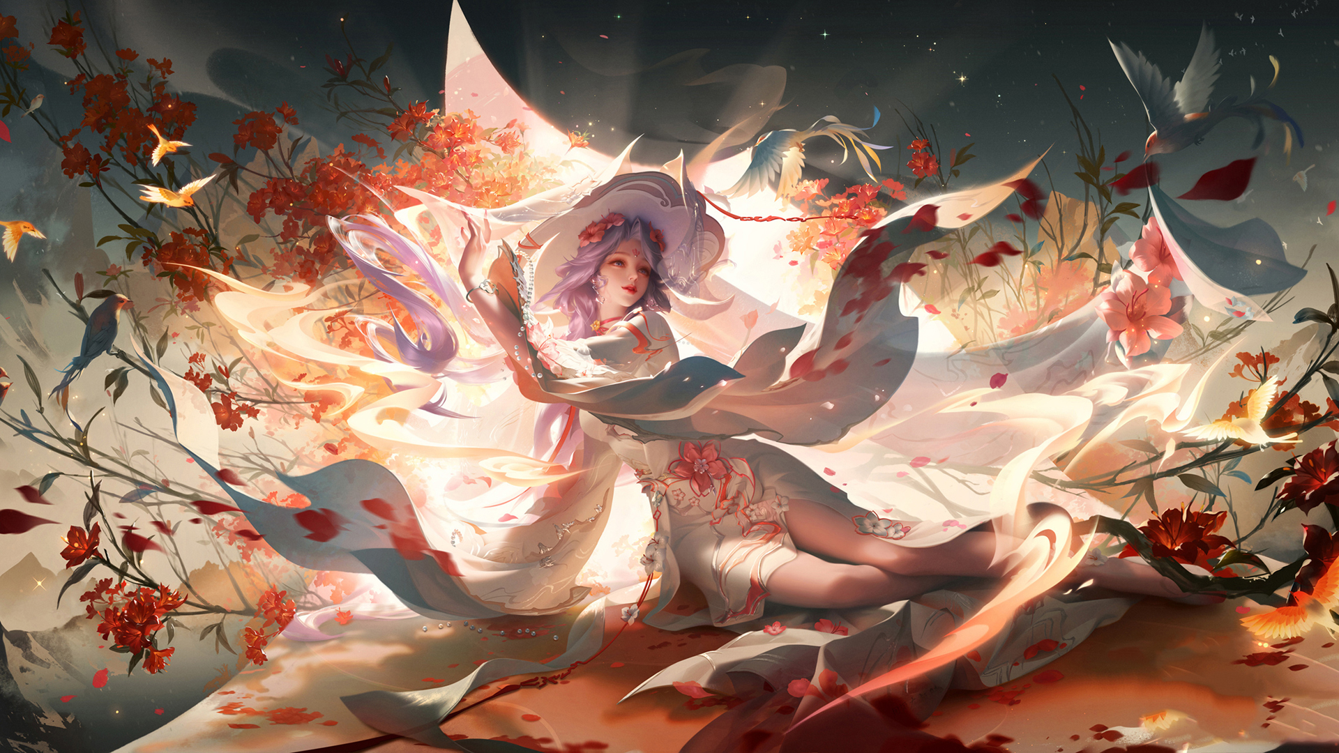 王昭君同人绘画高清游戏壁纸来了 多尺寸可选