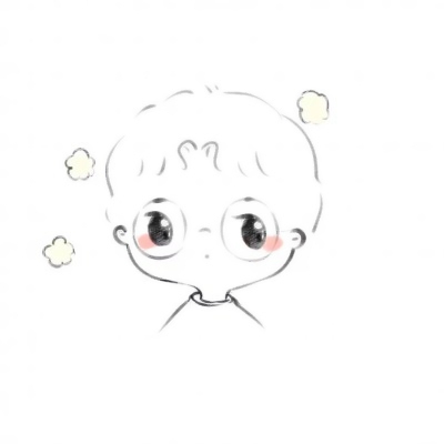 12张可爱简笔画情侣头像 左右配对高清图