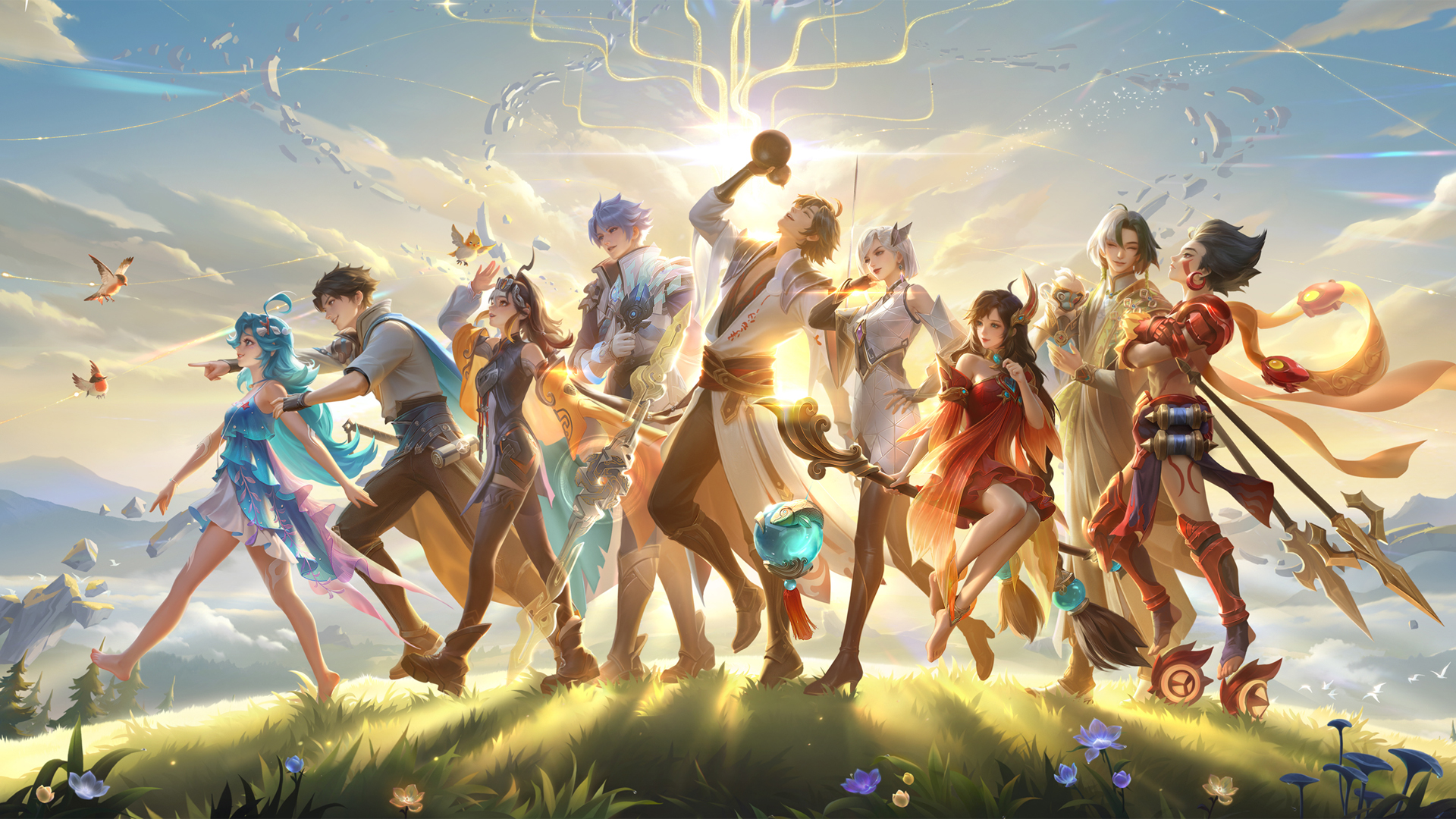 王者荣耀十周年专属高清海报壁纸分享