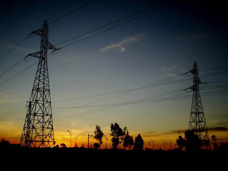 电线杆风景电脑桌面高清壁纸分享