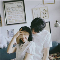 18组超好看的真人小清新情侣头像，一男一女款