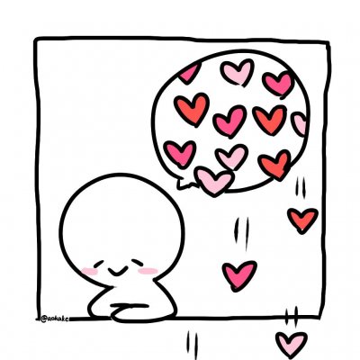 16组超有互动感的白底简笔小人情侣头像 高清手绘款