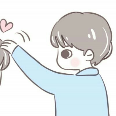 34组可爱动漫情侣头像 一对两张分开高清图