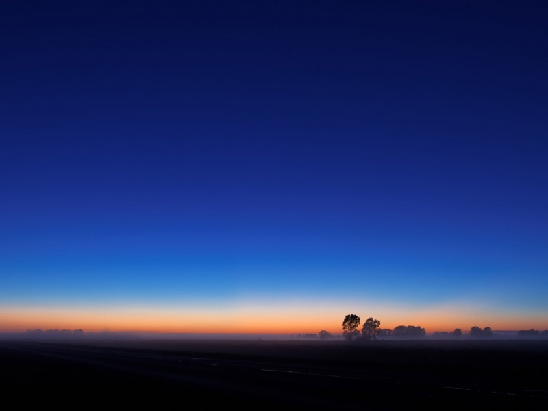 一眼治愈的蓝色风景电脑桌面壁纸