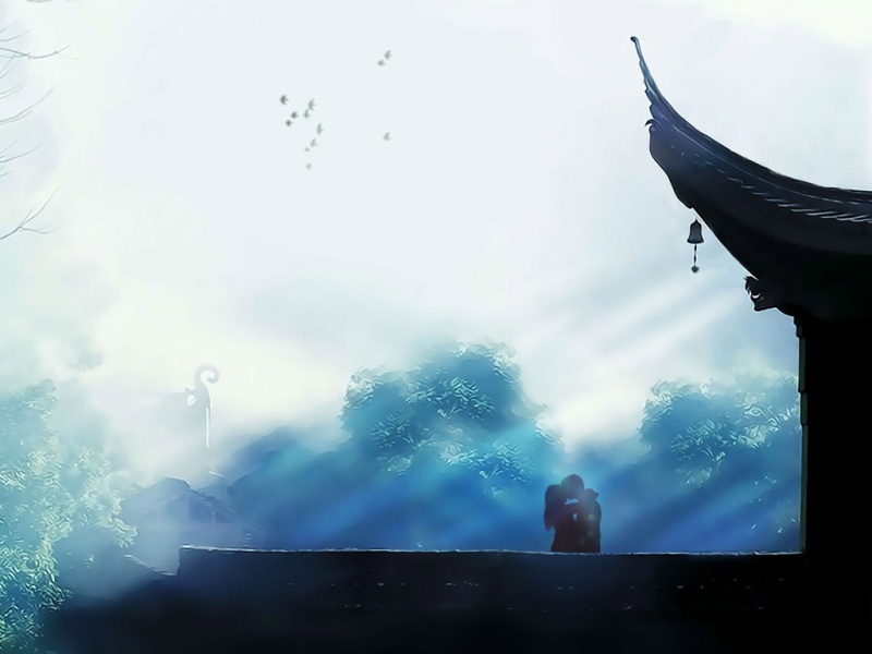 古式爱侣电脑桌面动漫壁纸分享 多款高清尺寸可选