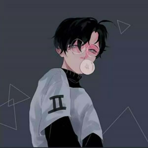 18张高清好看的分开版动漫情侣头像，一男一女个性款