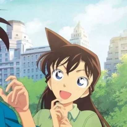 柯南小兰情侣头像来啦！一左一右高清10组超好看