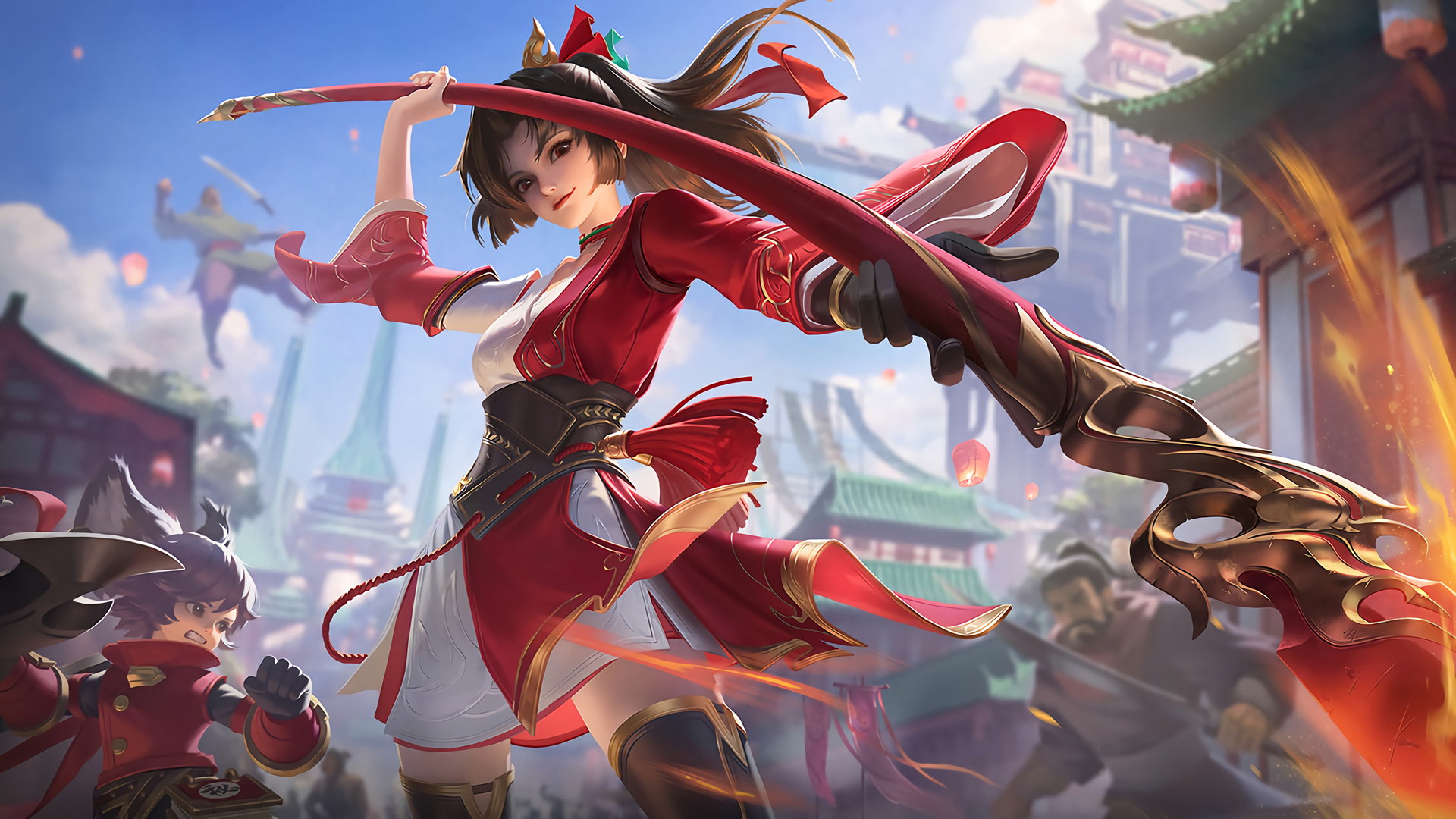 王者荣耀新英雄云缨高清壁纸来了