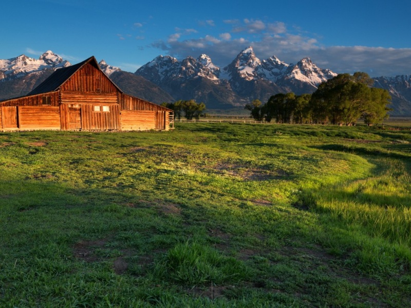 农场雪山林居风景电脑壁纸合集