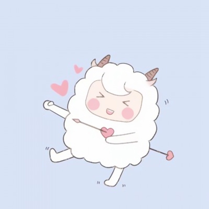 抖音上超火的呆萌卡通情侣头像 22张高清一对合集