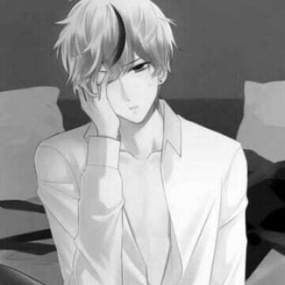 男生黑白伤感动漫头像 16张高清微信头像合集