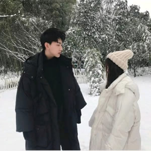 16张潮流时尚款情侣头像 高清个性范一对两张图