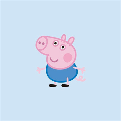 超火！小猪佩奇一左一右情侣头像 14张高清可爱款