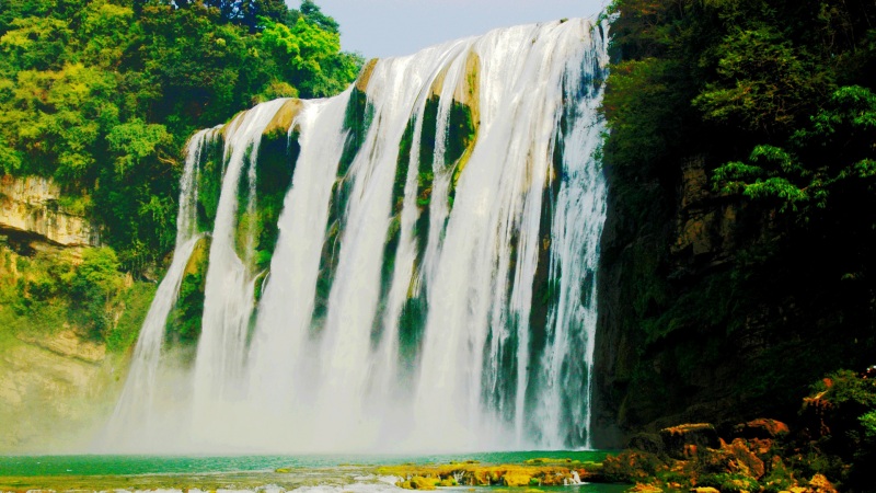 黄果树瀑布高清电脑桌面壁纸分享